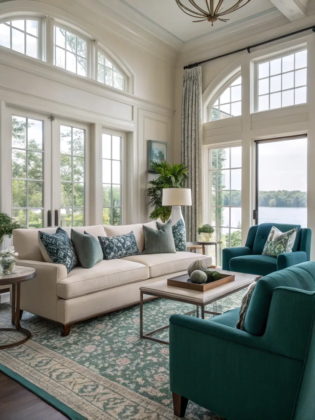 A modern, beautifully designed custom home with spacious interiors and elegant finishes, showcasing Emory Builders' residential construction expertise.